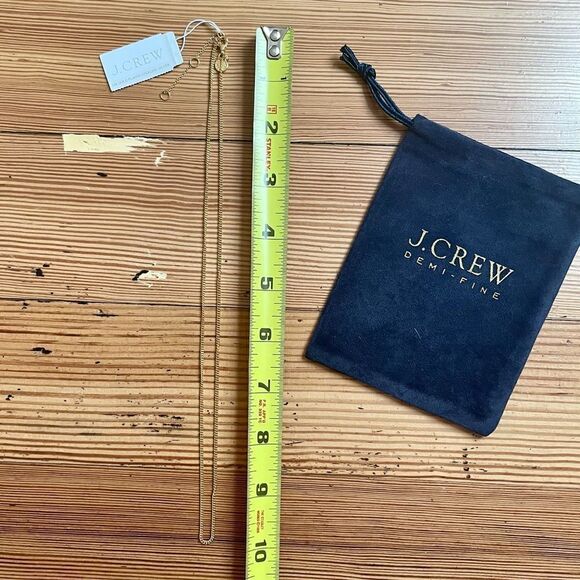 J. Crew Demi-fine 14k gold-plated 20” curb chain necklace. NWT. - Picture 7 of 10